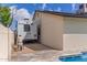 This home has an RV parking area next to a beautiful private pool in the backyard at 2109 W El Alba Way, Chandler, AZ 85224