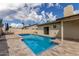 Inviting backyard with a sparkling pool, ideal for relaxation and entertainment on sunny days at 2109 W El Alba Way, Chandler, AZ 85224
