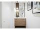 Stylish powder room with sleek vanity and modern decor at 2300 E Campbell Ave # 106, Phoenix, AZ 85016