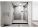 Elegant glass shower with rain shower head and modern fixtures at 2300 E Campbell Ave # 106, Phoenix, AZ 85016