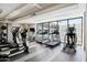 Bright and spacious fitness center featuring treadmills, stationary bikes, and ample workout space at 2300 E Campbell Ave # 106, Phoenix, AZ 85016