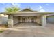 A spacious two car garage with ample interior space and a durable concrete driveway at 315 E Marlette Ave, Phoenix, AZ 85012