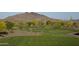 Expansive green golf course set against a mountain backdrop, dotted with desert flora and bunkers at 37200 N Cave Creek Rd # 1013, Scottsdale, AZ 85262