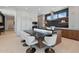 Stylish kitchen featuring an expansive island with seating, stainless steel appliances, and modern fixtures at 37200 N Cave Creek Rd # 1013, Scottsdale, AZ 85262