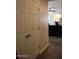 Hallway featuring dark hardwood floors and access to other rooms in the home at 3850 E Balsam Dr, Chandler, AZ 85286