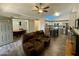 Comfortable living room with views to the dining room and updated kitchen at 555 N May -- # 1, Mesa, AZ 85201