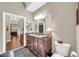 Well-appointed bathroom featuring double sinks and granite countertops at 945 E Playa Del Norte Dr # 1003, Tempe, AZ 85288