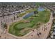 Aerial view of a beautiful par 3 on a golf course at 9847 E Michigan Ave, Sun Lakes, AZ 85248