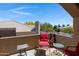 Relaxing covered patio with outdoor seating and scenic views at 16450 E Ave Of The Fountains -- # 14, Fountain Hills, AZ 85268