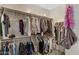 Spacious walk-in closet with built-in shelving and hanging rods for ample storage at 16450 E Ave Of The Fountains -- # 14, Fountain Hills, AZ 85268