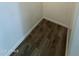Empty laundry room with tile floors and utility hook ups, ready for appliances at 1734 W Pollack St, Phoenix, AZ 85041