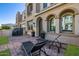 Townhouse patio featuring brick pavers, lounge seating and an outdoor grill for cooking at 4077 S Sabrina Dr # 14, Chandler, AZ 85248