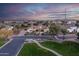 Stunning aerial view of the beautiful home, complemented by lush landscaping and a picturesque neighborhood at 4547 S Banning Dr, Gilbert, AZ 85297