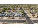 Aerial view showcasing the home's location in a well-established neighborhood at 6174 E Janice Way, Scottsdale, AZ 85254