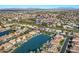 Stunning aerial view showcasing 1101 N Peppertree Dr, Spinnaker Park, surrounding neighborhood, and nearby lake at 1101 N Peppertree Dr, Gilbert, AZ 85234