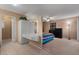 Main bedroom with a built in vanity, neutral colors, and ample closet space at 11444 S 51St St, Phoenix, AZ 85044