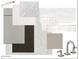 A curated selection of modern finishes and fixtures including cabinets, countertops, tile, flooring, and a stylish faucet at 17387 W Carlisle Dr, Surprise, AZ 85388