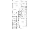 Detailed floor plan showcasing a spacious layout with four bedrooms, an office, and an open-concept living area at 17387 W Carlisle Dr, Surprise, AZ 85388
