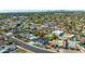 An aerial view shows the location of this beautiful home nestled in the neighborhood at 1868 E La Donna Dr, Tempe, AZ 85283
