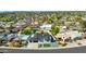 An aerial view shows the location of this beautiful home nestled in the neighborhood at 1868 E La Donna Dr, Tempe, AZ 85283