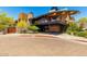 The community center has modern architecture with natural stone and a terrace overlooking the neighborhood at 1945 W Desert Vista Trl # 77, Phoenix, AZ 85085