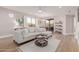 Open-concept living room with modern furnishings, stylish decor, and scenic outdoor views at 20801 N 90Th Pl # 169, Scottsdale, AZ 85255