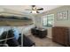 Bedroom featuring a bunk bed, a desk, a dresser, and a window at 2181 E 27Th Ave, Apache Junction, AZ 85119