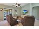 Comfortable living room with recliners and sliding door to patio at 2181 E 27Th Ave, Apache Junction, AZ 85119