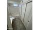 Functional bathroom with tiled floors, a vanity, and a tub/shower combination at 2402 E 5Th St # 1428, Tempe, AZ 85288
