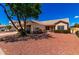 Charming single-story home featuring a low-maintenance desert landscape and a private front entry at 3140 N 114Th Dr, Avondale, AZ 85392