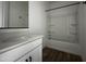Bathroom featuring a vanity with a sink, and a shower-tub combination at 4344 E Brook Lynn Pl, San Tan Valley, AZ 85140