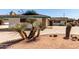 Southwestern home with desert landscaping, xeriscaping, and a spacious driveway in front at 537 N Jay St, Chandler, AZ 85225