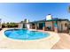 Inviting backyard pool with clear blue water and a charming, covered patio area perfect for entertaining at 537 N Jay St, Chandler, AZ 85225