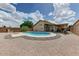 Backyard swimming pool at 5674 W North Ln, Glendale, AZ 85302