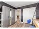 Bedroom with wardrobe, closet and desk space, great for flexible use at 12517 W Santa Fe Ln, El Mirage, AZ 85335