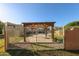 Pool area seen through fenced in gazebo featuring outdoor amenities at 1425 E Desert Cove Ave # 35, Phoenix, AZ 85020
