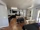 Contemporary kitchen with island seating, open to dining at 16010 N 170Th Ln, Surprise, AZ 85388