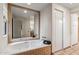 Relaxing bathroom features a jacuzzi tub with tile surround and neutral paint palette at 1607 N Quartz Valley Rd, Scottsdale, AZ 85266