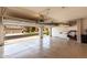 Spacious two-car garage with epoxy flooring and open garage door at 16211 S 4Th St, Phoenix, AZ 85048