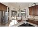 Eat-in kitchen with views of the covered patio at 16304 E Crystal Ridge Dr, Fountain Hills, AZ 85268