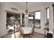 Bright dining area with covered patio at 16304 E Crystal Ridge Dr, Fountain Hills, AZ 85268