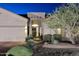 Exterior of the front entrance with desert landscaping at 16304 E Crystal Ridge Dr, Fountain Hills, AZ 85268