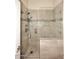 Luxurious tiled shower with glass door and multiple shower heads at 16304 E Crystal Ridge Dr, Fountain Hills, AZ 85268