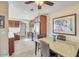 Well-appointed kitchen area with stainless appliances and a dedicated dining space at 1633 E Lakeside Dr # 139, Gilbert, AZ 85234