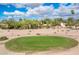 Expansive view of the lush golf course community with blue sky and scenic landscape at 22633 N Clubhouse Way, Scottsdale, AZ 85255