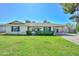 Charming single-story home featuring a well-manicured lawn, blue shutters, and a covered carport at 2419 W Shady Glen Ave, Phoenix, AZ 85023