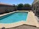Sparkling pool with a clean and inviting design, ideal for relaxation and recreation at 2649 N 85Th Ave, Phoenix, AZ 85037