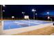 Illuminated basketball courts for evening play, offering residents extended hours for sports and recreation at 2680 E Lodgepole Dr, Gilbert, AZ 85298