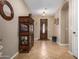 Inviting foyer featuring neutral tones and tile flooring at 2680 E Lodgepole Dr, Gilbert, AZ 85298