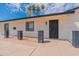 Charming exterior view with a security door and low wall at 3802 W Mission Ln, Phoenix, AZ 85051